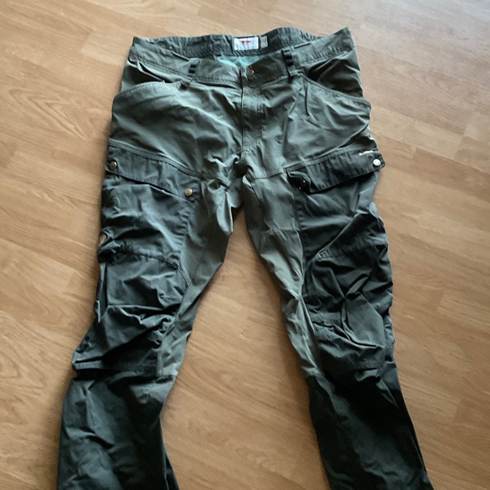 Fjallraven Dark Green Cargo Pants